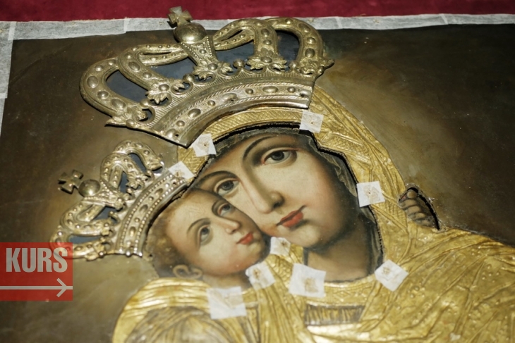 Чудотворну ікону, яку реставрують у Франківську, показали в обласному краєзнавчому музеї. ФОТО, ВІДЕО 1