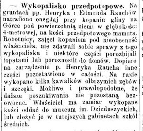 В якій частині Івано-Франківська найчастіше викопували кістки мамонтів