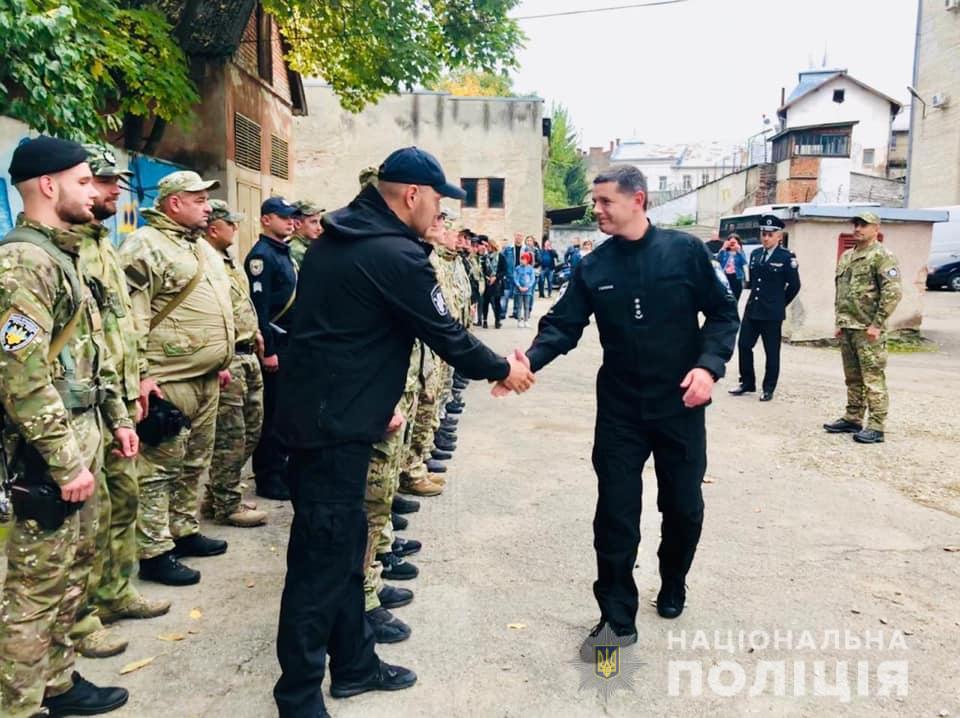 Зведений загін прикарпатських поліцейських повернувся з ООС 2