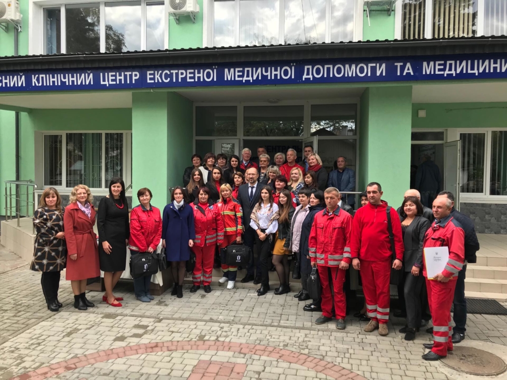 У Франківську відкрили диспетчерську Обласного центру екстреної меддопомоги 35