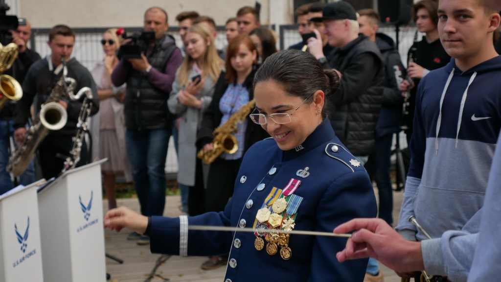 Музика свободи: оркестр військово-повітряних сил США влаштував джем у Палаці Потоцьких 5
