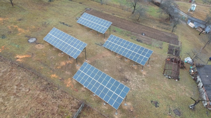 Сонячну електростанцію для дому потужністю 30 кВт встановлено в Шешорах 2