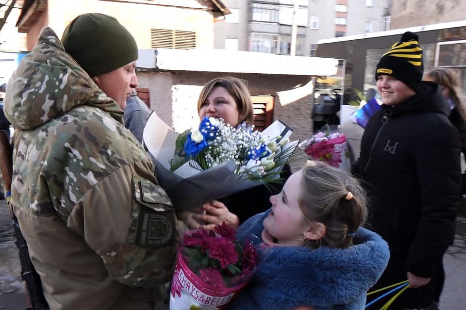 Прикарпатські поліцейські повернулися із зони війни 1