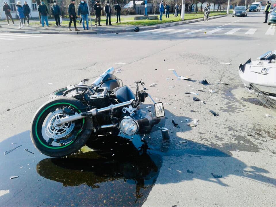 У ДТП у Калуші травмувався мотоцикліст, який нетверезий сів за кермо 1
