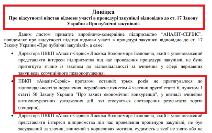 Франківська фірма в обхід заборони АМКУ перемогла у тендерах сім разів 1