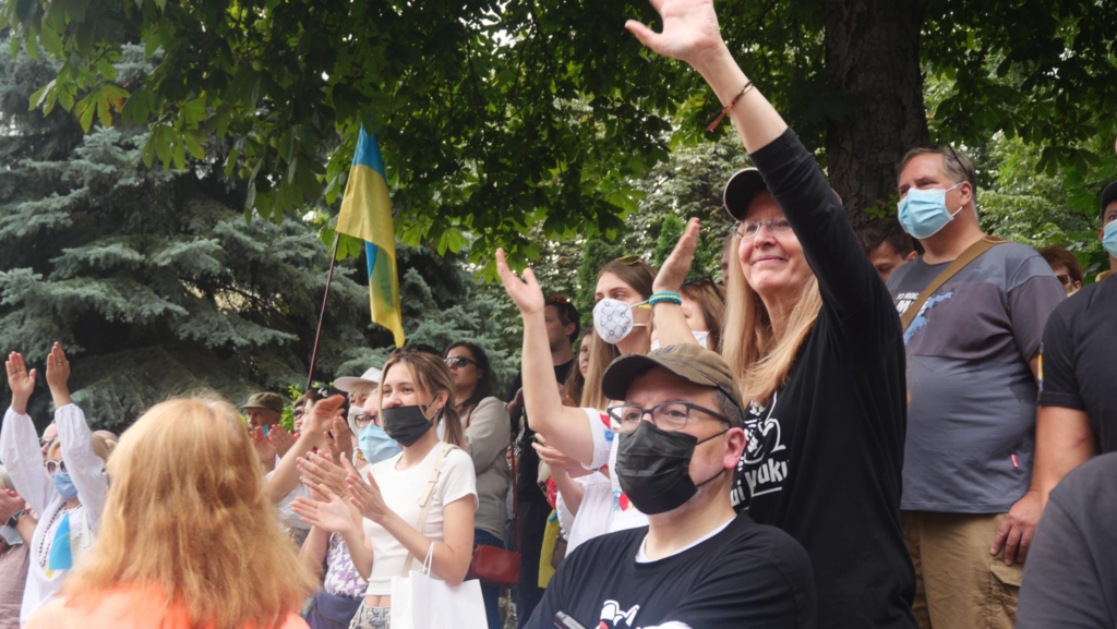 Прикарпатці - у лавах Маршу захисників України. ФОТО, ВІДЕО 11