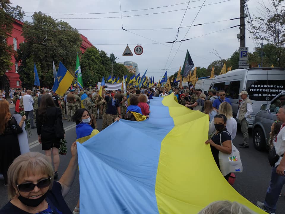 Прикарпатці - у лавах Маршу захисників України. ФОТО, ВІДЕО 14