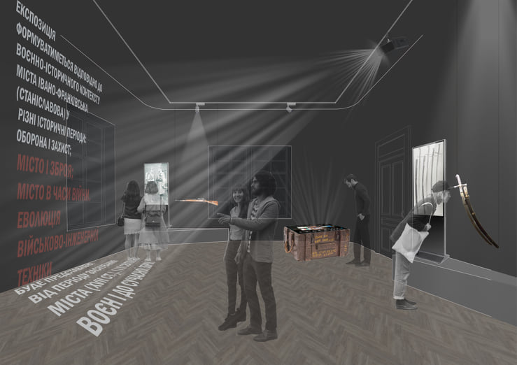 Сенсорні панелі, інтерактивний гід: яким буде цифровий Музей зброї у Палаці Потоцьких 4