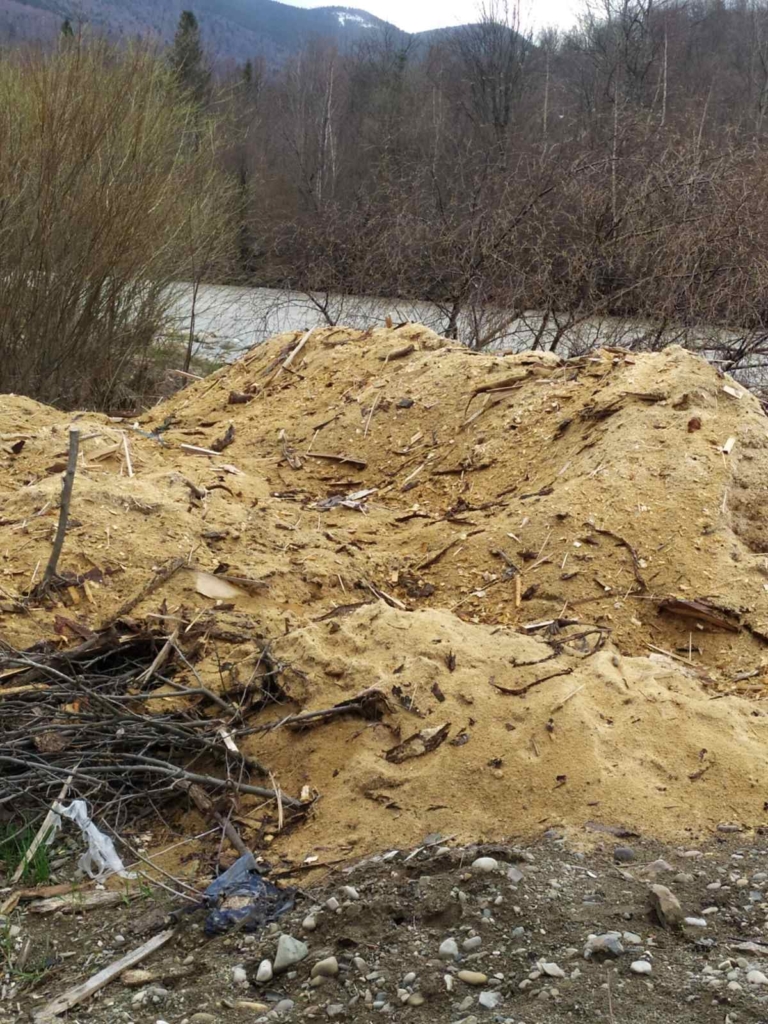 Стихійні сміттєзвалища і відходи деревообробки на берегах річок: у Перегінській ОТГ екологи виявили численні порушення 2