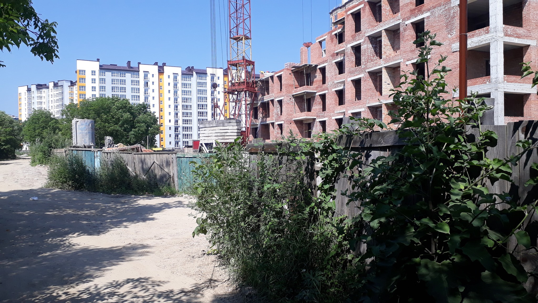 Забудовники знищують зелену зону на березі Бистриці Солотинської