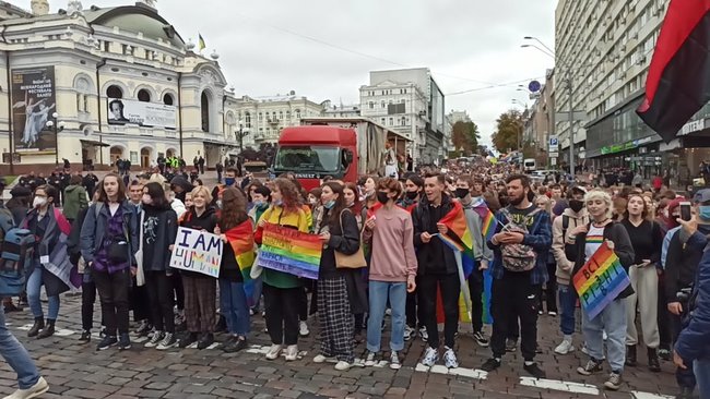 У Києві проходить Марш рівності ЛГБТ 2