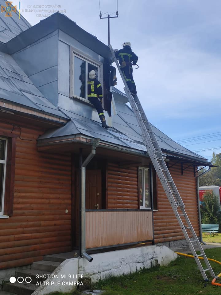 Рятувальники погасили пожежу у Делятинському психоневрологічному інтернаті 1