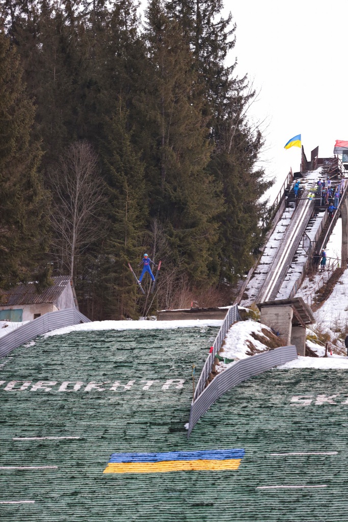 Трамплін у Ворохті - Чемпіонат України із стрибків на лижах з трампліна