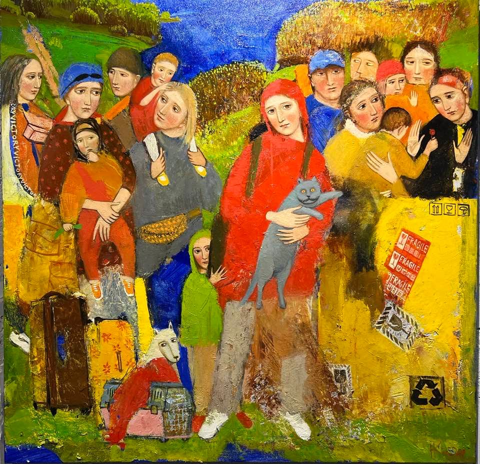У франківському "Ваґабундо" - виставка всесвітньо відомої художниці Катерини Косьяненко 3