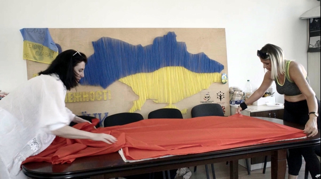 Волонтерки ГО Дружина воїна шиють нижню білизну для бійців