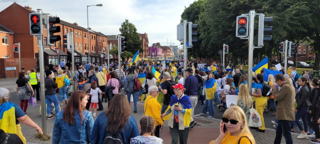 Хода українців у Дубліні, Ірландія