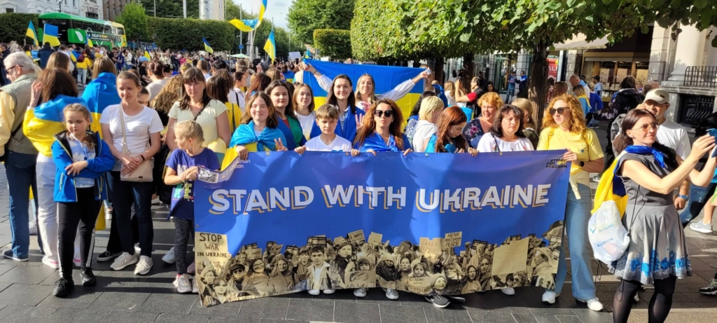 Українці в Ірландії - акція на День Незалежності України