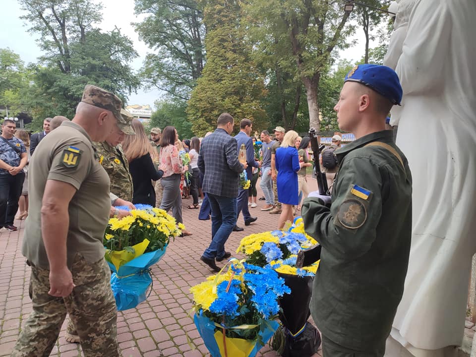 У Франківську вшанували пам'ять воїнів, загиблих в Іловайському коридорі 2