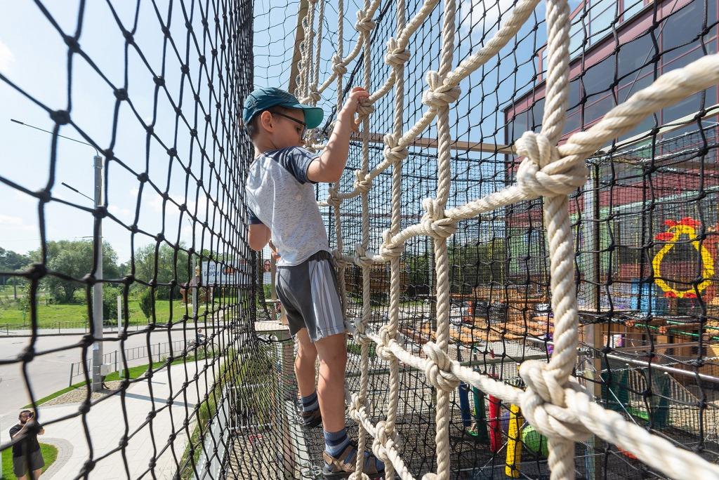 мотузковий парк в Чубі Бум - сучасний і безпечний