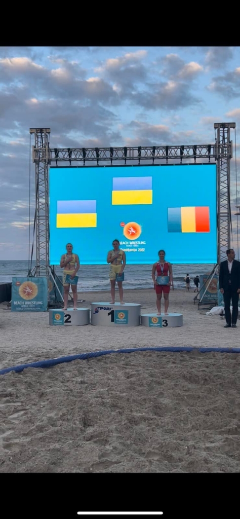 Спортсменка з Калуша Ірина Харів стала чемпіонкою світу з пляжної боротьби 2