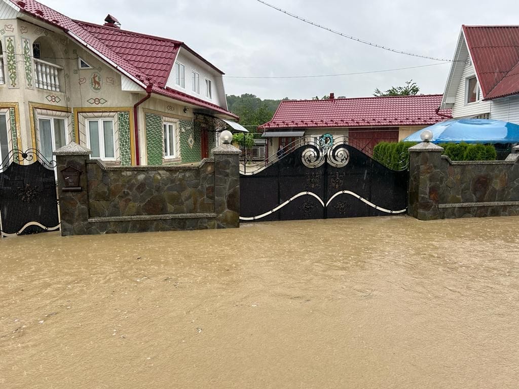 На Прикарпатті підтоплено понад 400 господарств у чотирьох районах області, евакуювали 32 людей 1