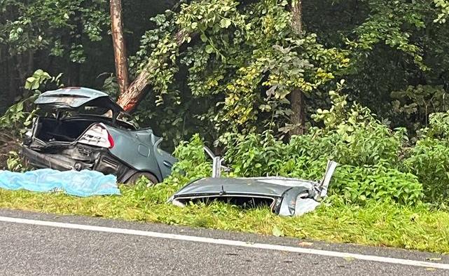 Врізалися в дерево: загинув 24-річний водій з Прикарпаття, дві 22-річні пасажирки - в лікарні 1