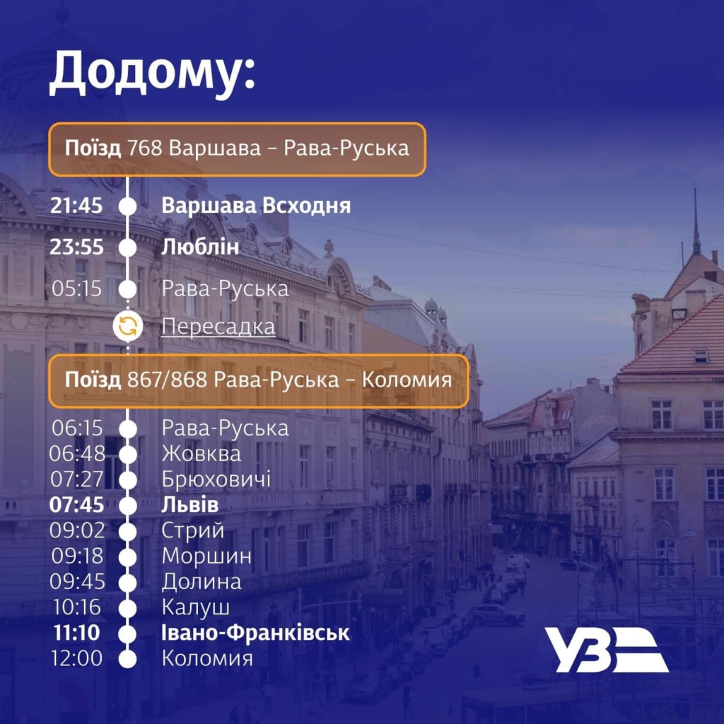 Укрзалізниця запускає з Коломиї міжнародний поїзд до Варшави 3