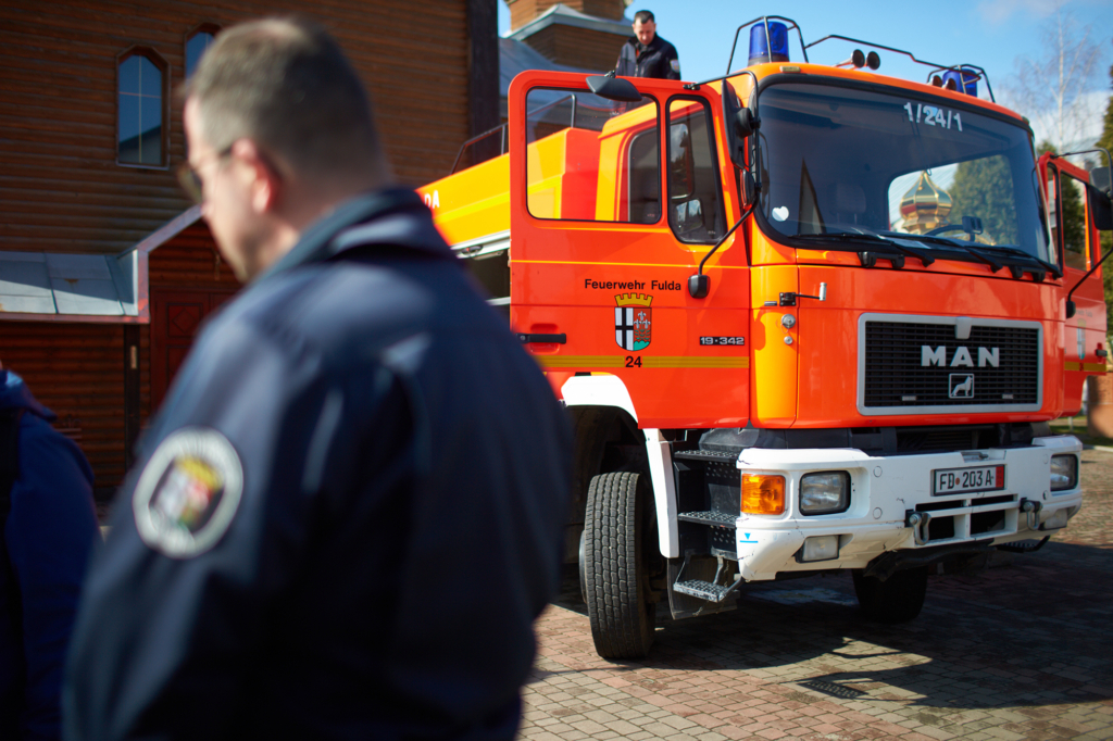 Франківська МАРС отримала нову пожежну машину європейського зразка 1