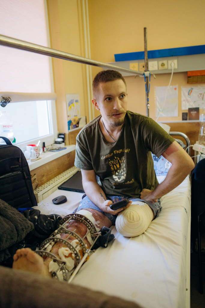 "Головне – ми їх стримали, завдали великих втрат": у Франківську лікують мінометника з Дніпра 1