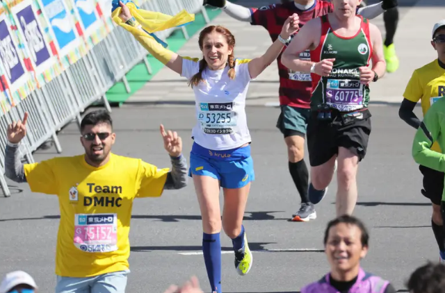 Ірина Кишакевич на Токійському марафоні