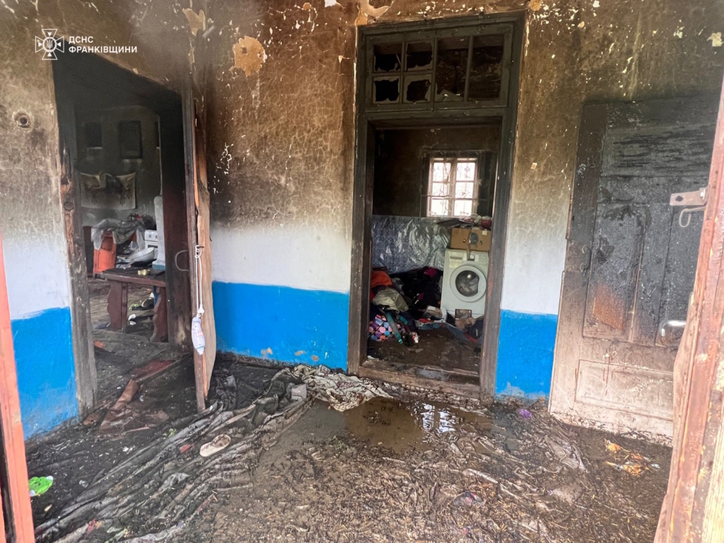 На пожежі в Рогатинській громаді врятували дворічну дівчинку - дитина в лікарні 1