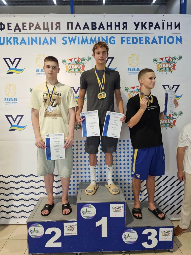 Матвій Українець з Франківська став чемпіоном України з плавання 1