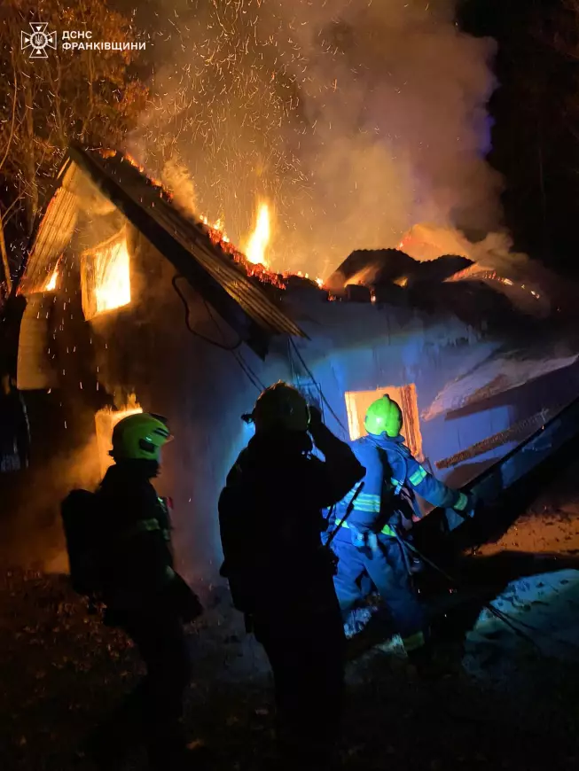 В селі Посіч горіла хата