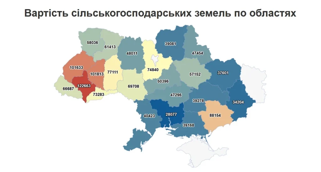 Сільськогосподарська земля на Франківщині стала найдорожчою в Україні