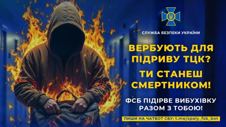 Що робити, якщо вас вербують для підриву ТЦК: пояснює СБУ