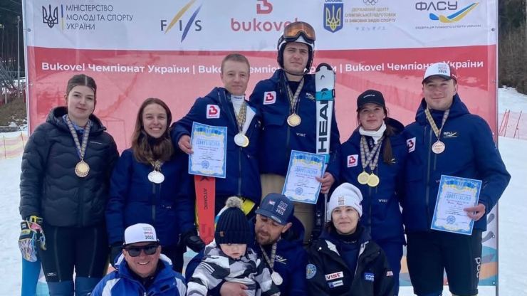 Прикарпатські лижники Юлія Маковецька та Тарас Філяк здобули срібло та бронзу на Чемпіонаті України