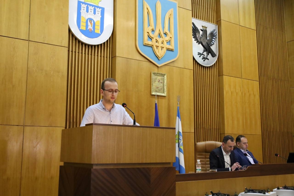 Юрій Лозяк - сесія Івано-Франківської міськохї ради
