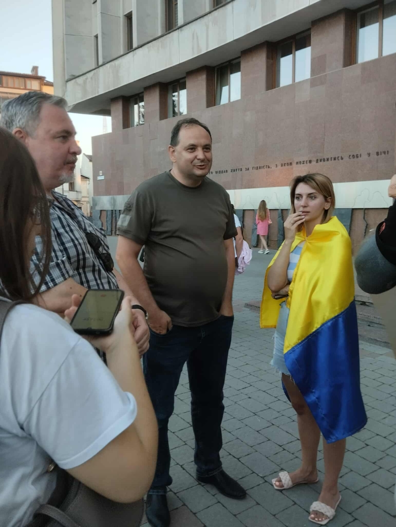 Франківці вдруге вийшли на акцію проти закону №12414 2