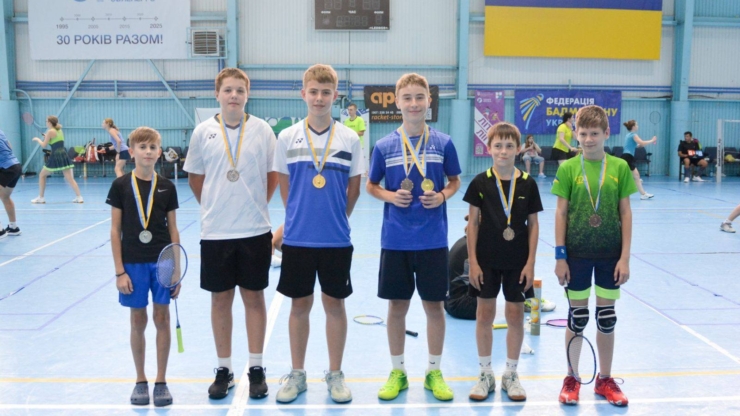 Калушанин Макар Вербовецький виборов срібло на Всеукраїнському турнірі з бадмінтону