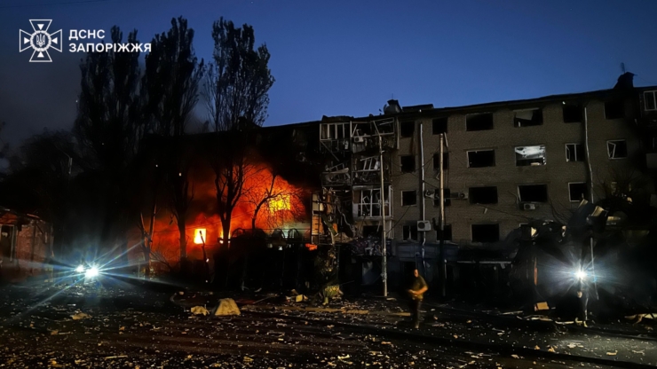 рф завдала масованого удару по Запожіжжю - є загиблий та десятки поранених