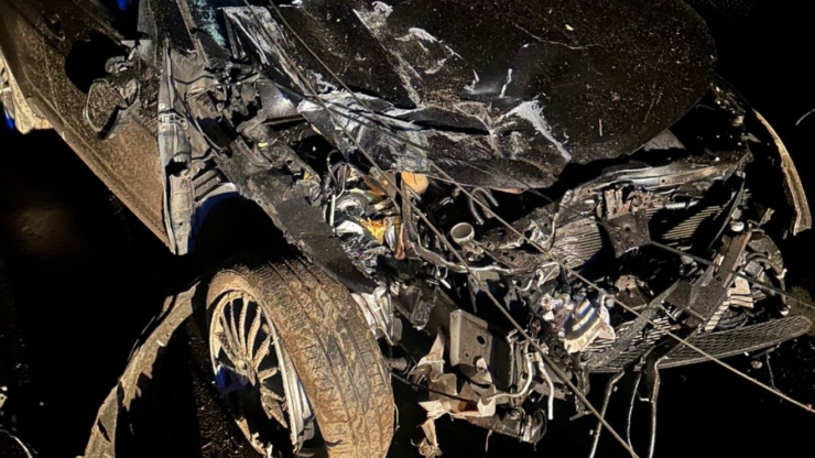 У Франківську п'яний водій в'їхав у стовп