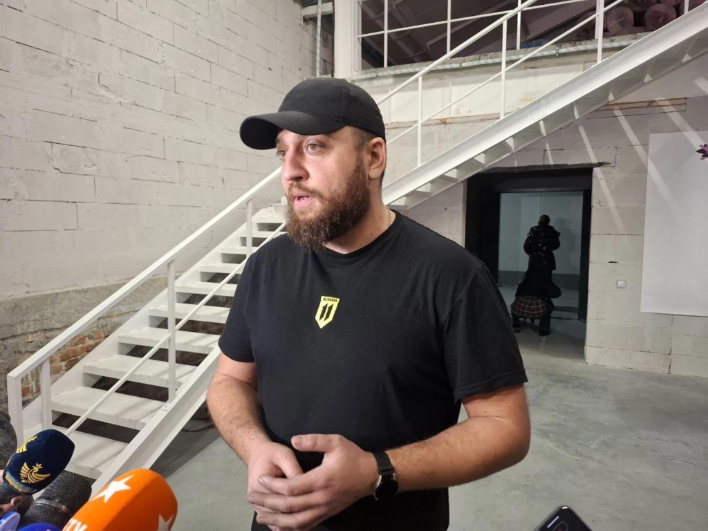 Представник 12-ї бригади «Азов» Андрій Кориневич