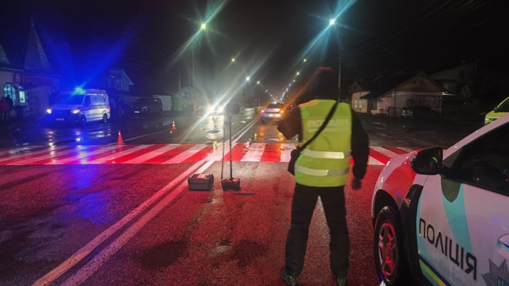 У Коломиї водій Chrysler на смерть збив пенсіонера на пішохідному переході