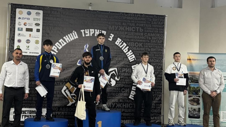 Прикарпатські борці здобули золото і бронзу на міжнародному турнірі