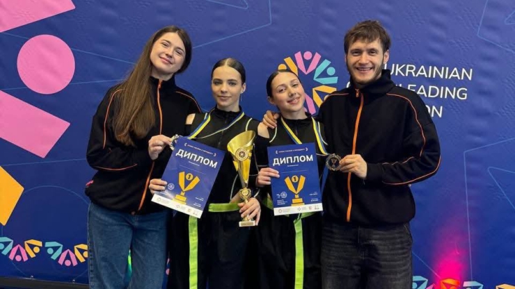 Прикарпатські черлідерки здобули золото на Кубку України