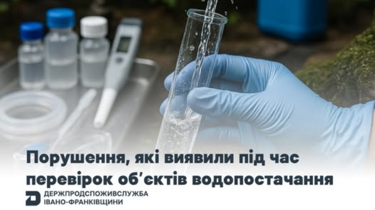 На Прикарпатті за рік виявили 94 порушення на об’єктах водопостачання