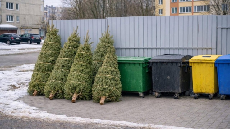 Де у Франківську залишити новорічну ялинку