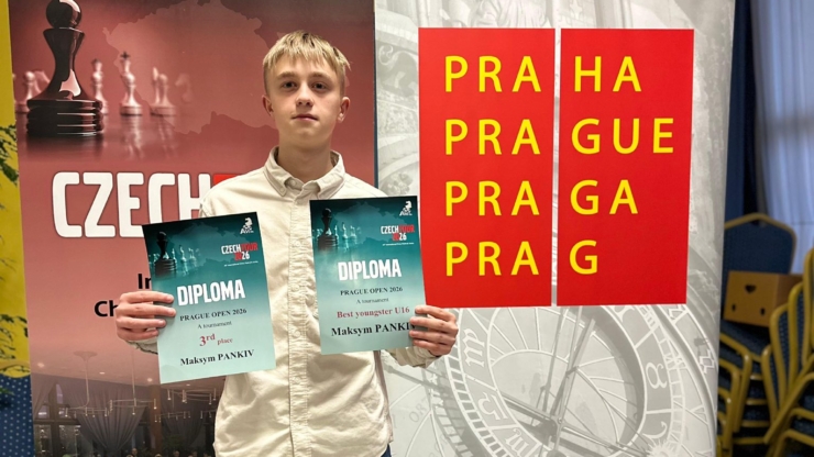 Франківський шахіст Максим Паньків здобув срібло та бронзу на міжнародному фестивалі