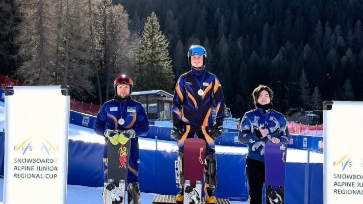 Прикарпатські сноубордисти здобули ще дві медалі на Кубку Італії