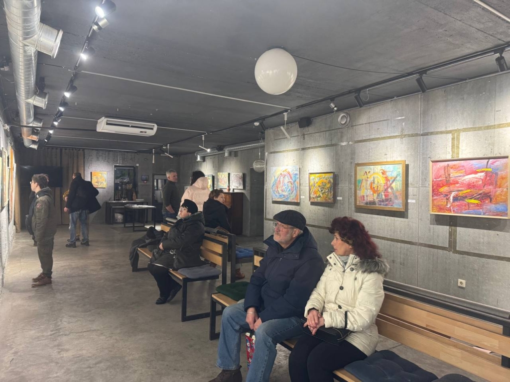 Франківський художник Богдан Бринський відкрив четверту виставку до свого 65-річчя 2